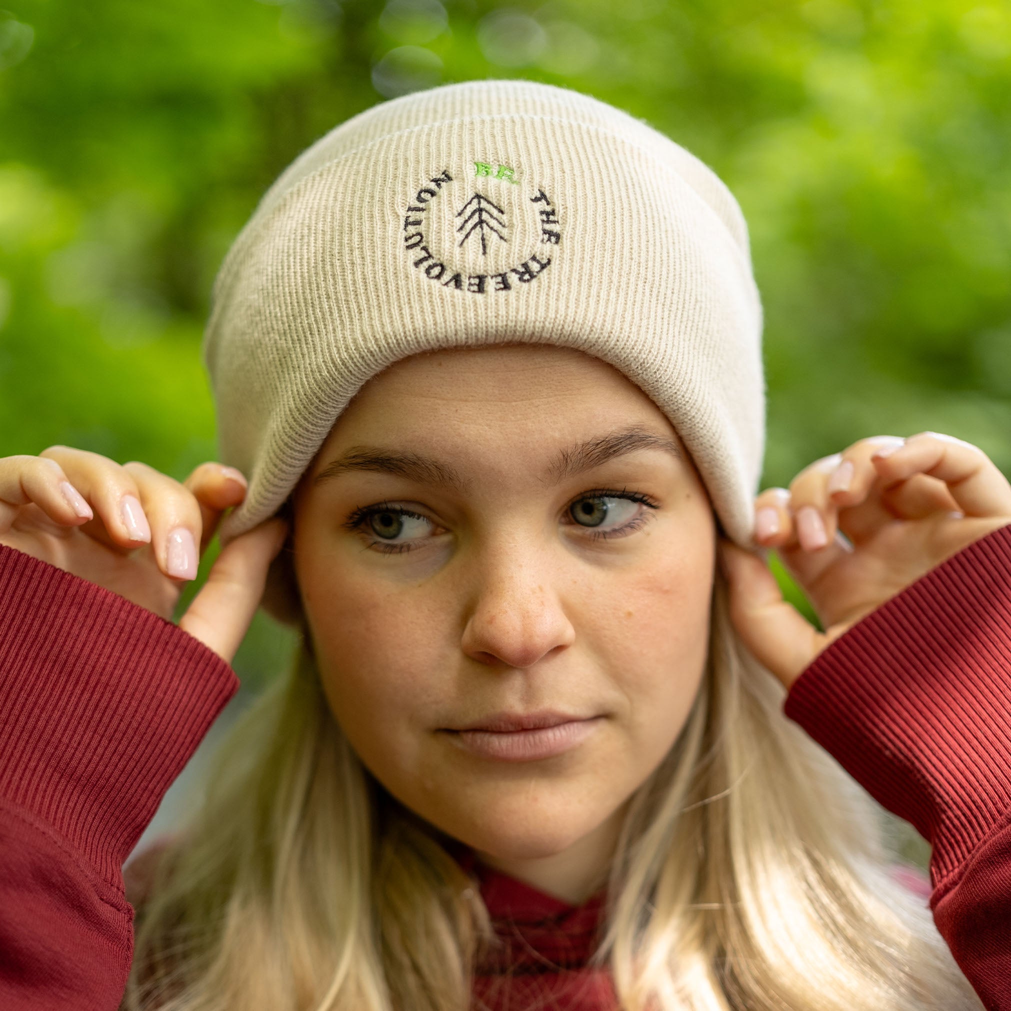 be.the treevolution Beanie - Beige