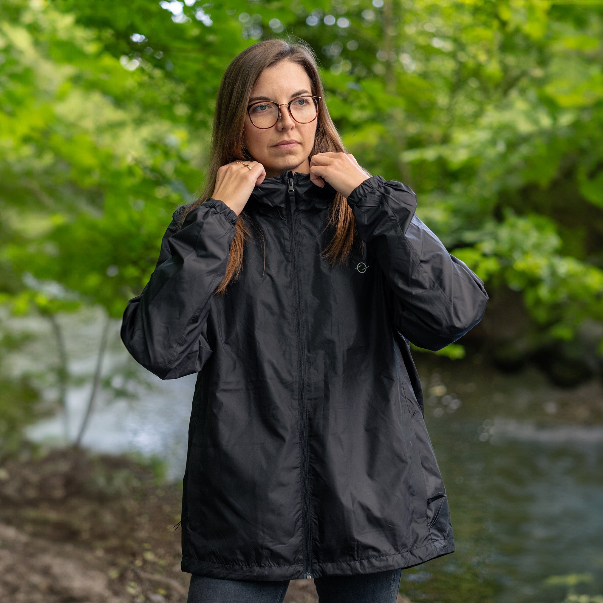 Growing Wood Vibes Rain Jacket