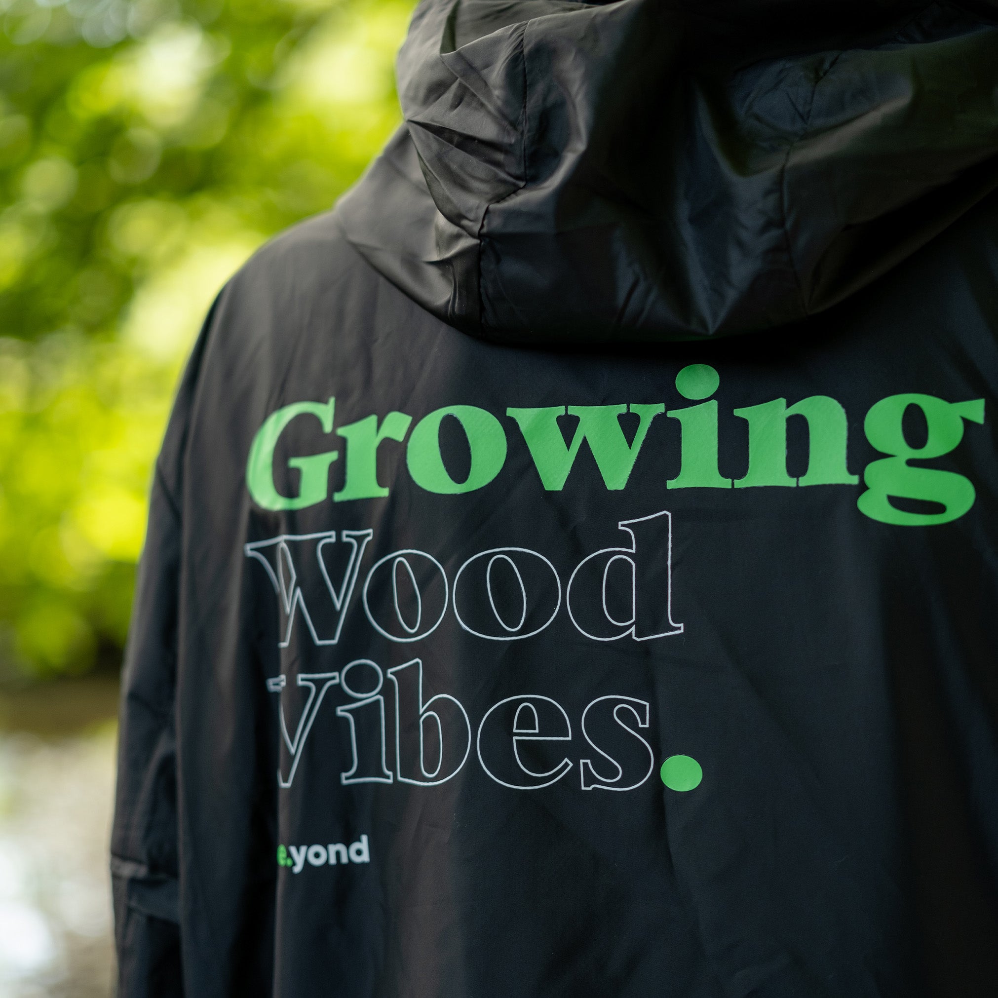 Growing Wood Vibes Rain Jacket