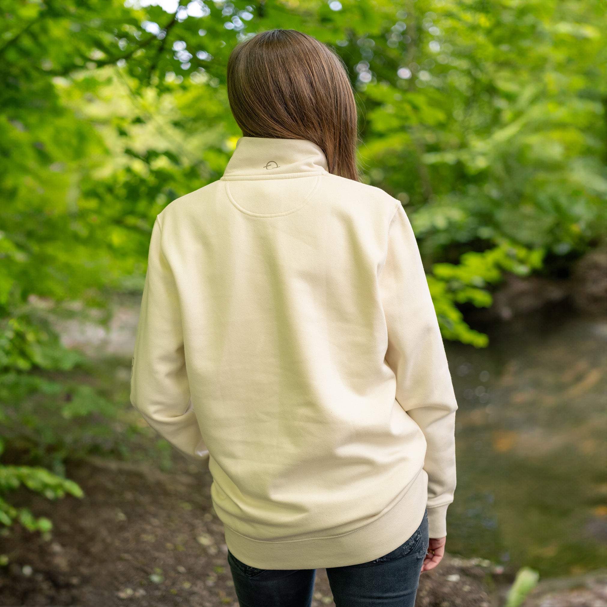 be.yond Sweater mit Reißverschluss