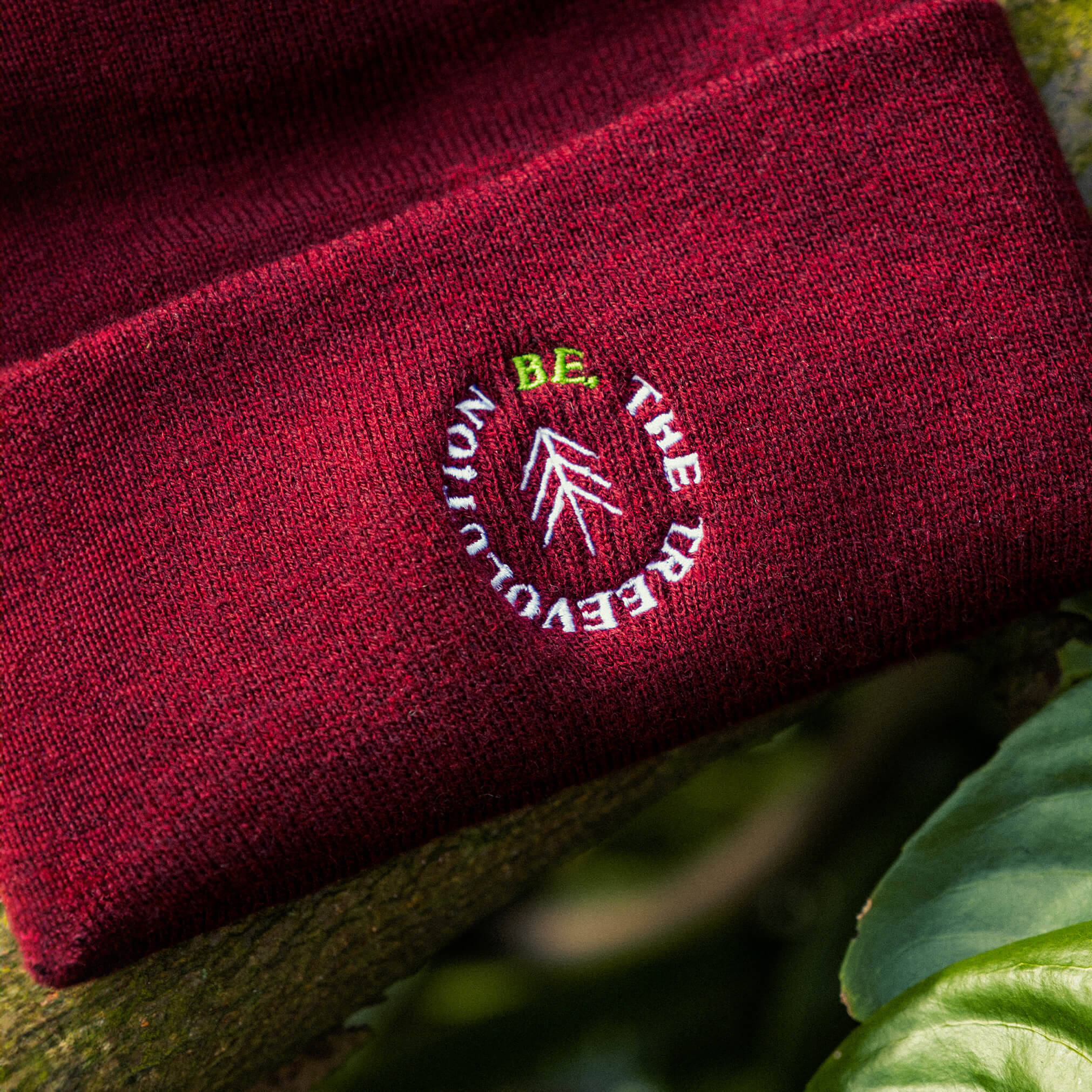 be.the treevolution Beanie - Burgundy